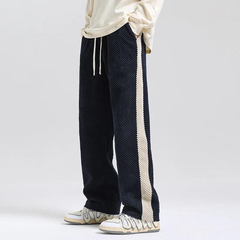 Men's Comfort Stripe Pants - Columbus Style-MODAUTLET