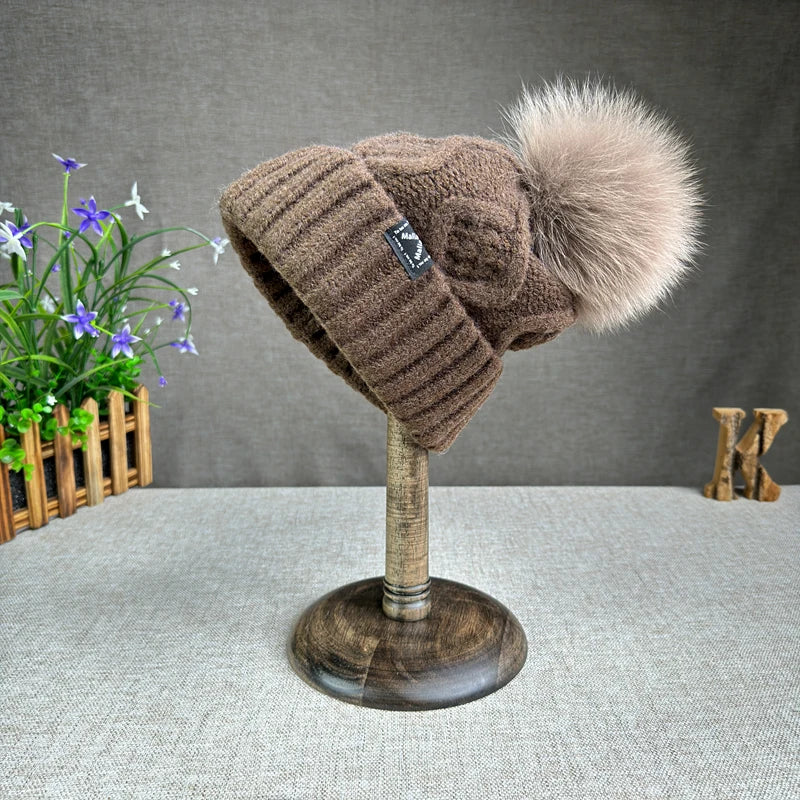 Cozy Wool Knit Beanie for Winter
