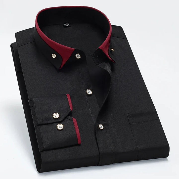 Men's Avant Garde Button-Down Shirt-MODAUTLET
