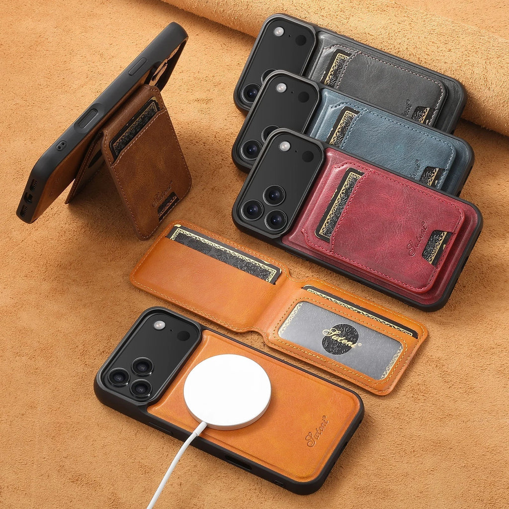 Premium Leather iPhone Case - Stylish Protection