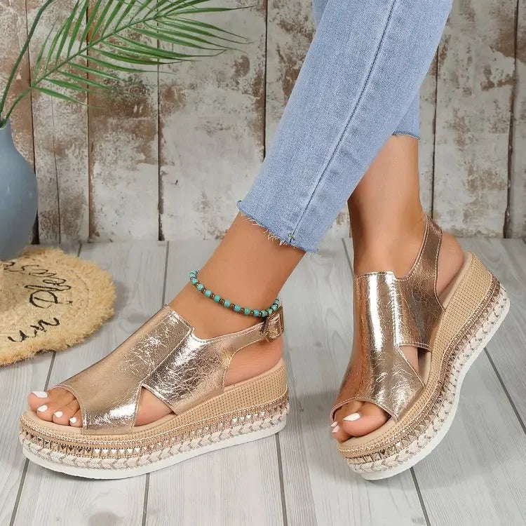Women's Elegant Wedge Sandals-MODAUTLET