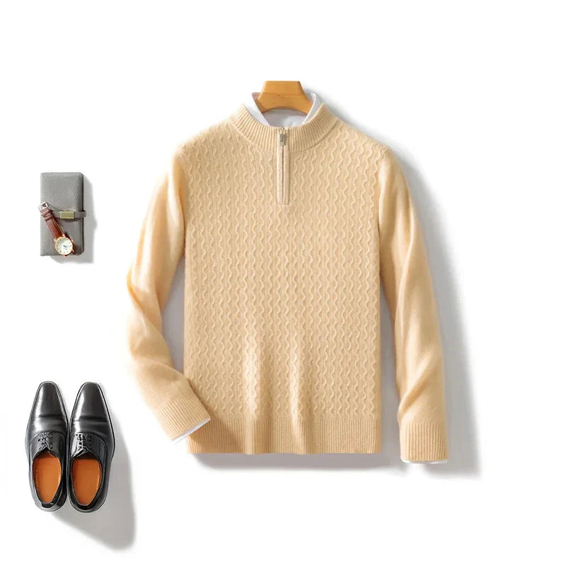 Men's Cashmere Sweater - Luxurious Comfort and Style