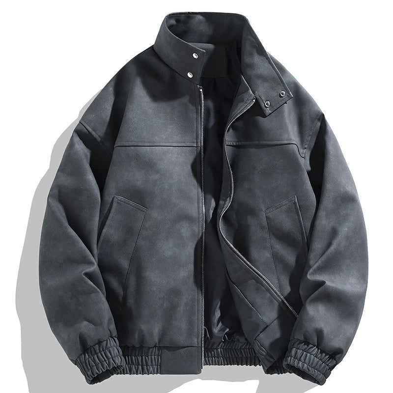 Men's Maverick Leather Jacket - Stylish and Durable Outerwear Black