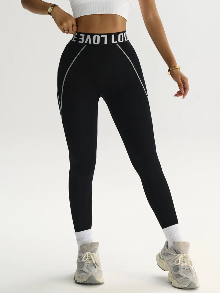 Leggings deportivos sin costuras de cintura alta para mujer, transpirables para entrenamientos