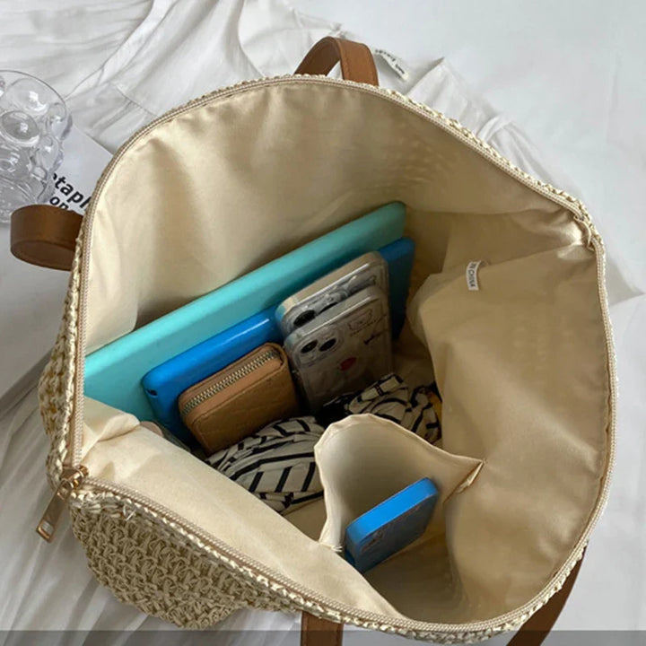 Clara | Handmade Woven Tote Bag-MODAUTLET