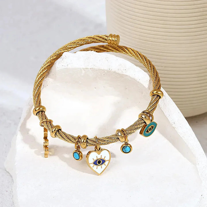 Twisted Band Open Cuff Bracelet for Women – Stylish Everyday Accessory-MODAUTLET