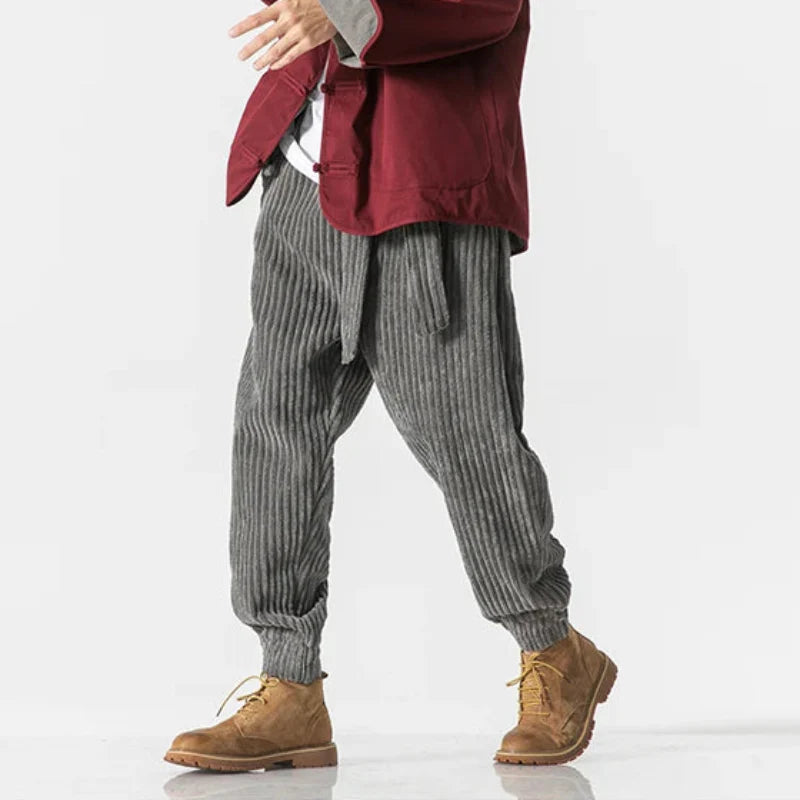 Men's Fleece Corduroy Pants - Ridgeway Style-MODAUTLET