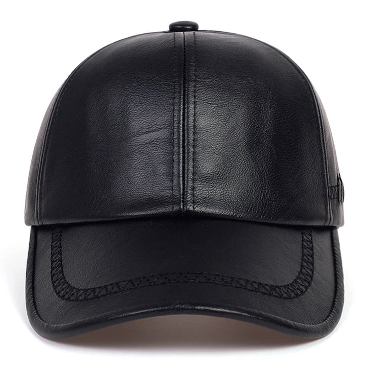 Premium Genuine Leather Snapback Baseball Cap-MODAUTLET