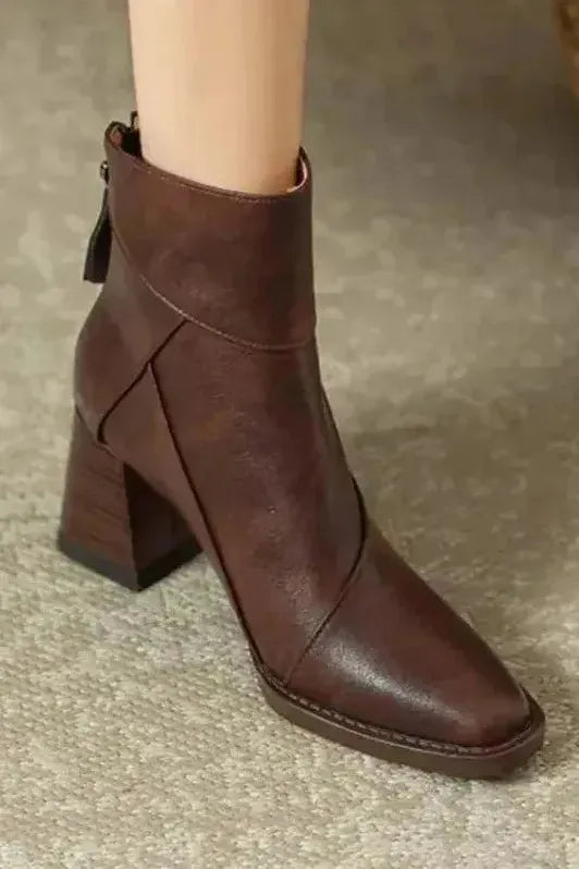 Women's Gothic Boots - Stylish and Edgy Footwear Brown