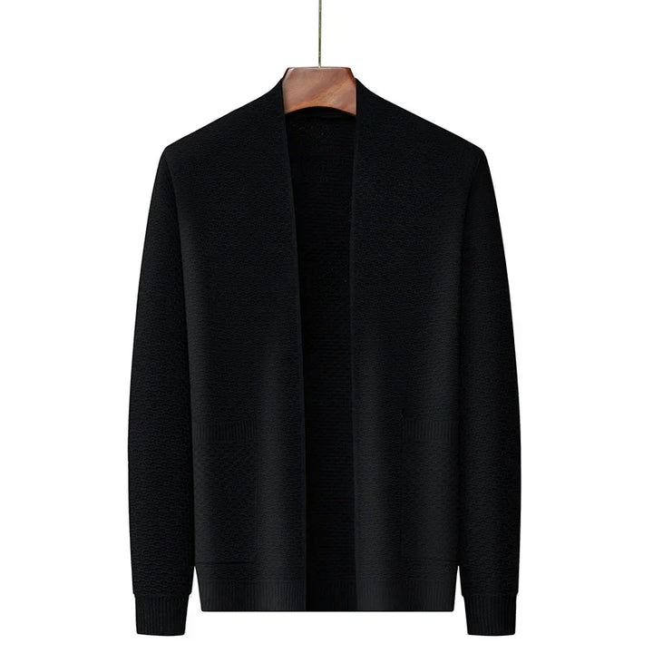 Brushed Jacquard Blazer With Embossed Texture For Men-MODAUTLET