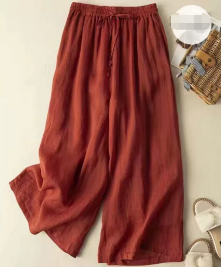 Women's Relaxed Wide-Leg Pants-MODAUTLET