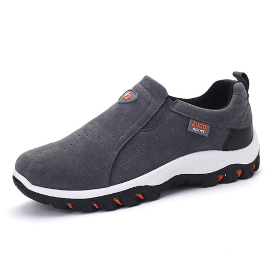 Men's Orthopedic Walking Shoes for Comfort and Support Gray