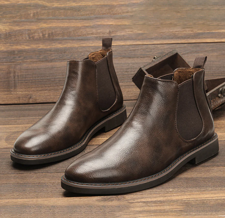 Men's Chelsea Shoes - Stylish and Comfortable Footwear Dark brown