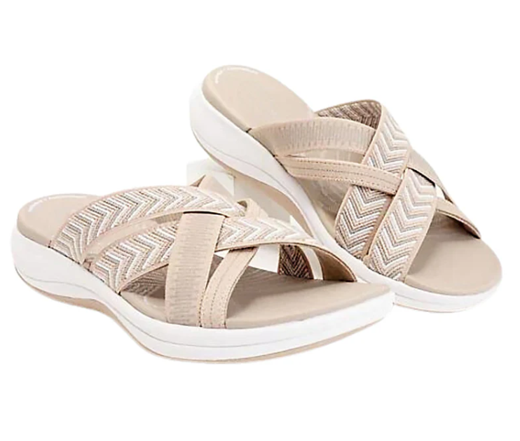 Women's Summer Orthopedic Sandals for Comfort and Style Beige