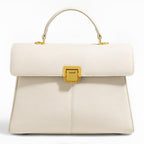 Structured Top Handle Handbag for Women – Elegant Everyday Style White