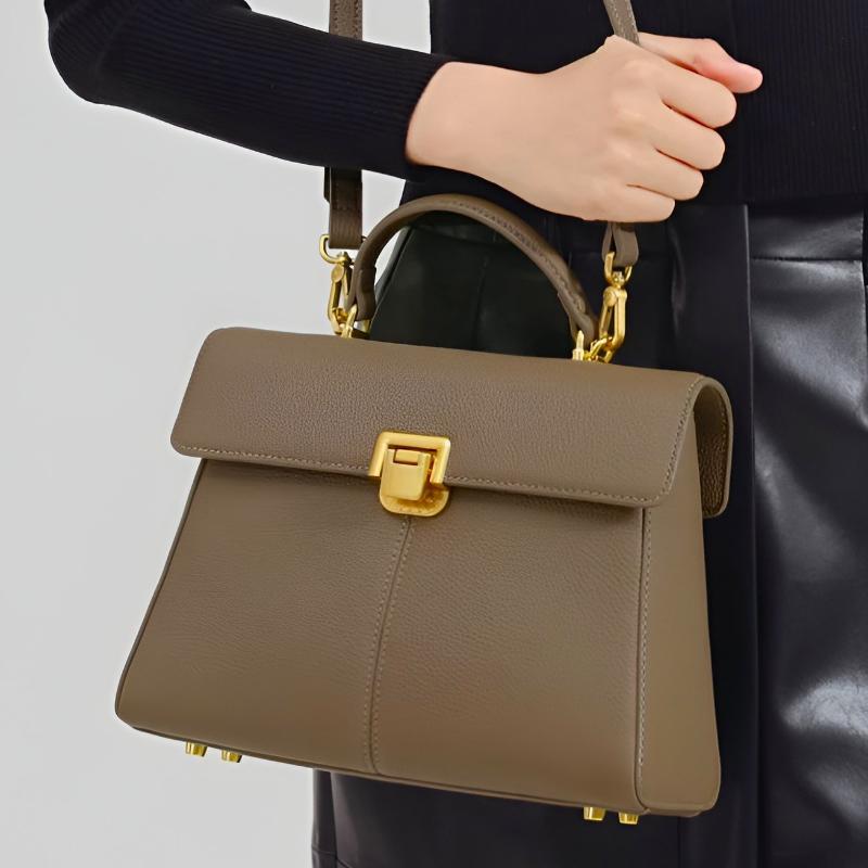 Structured Top Handle Handbag for Women – Elegant Everyday Style-MODAUTLET
