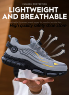 Men's Rotary Button Safety Trainer Shoes