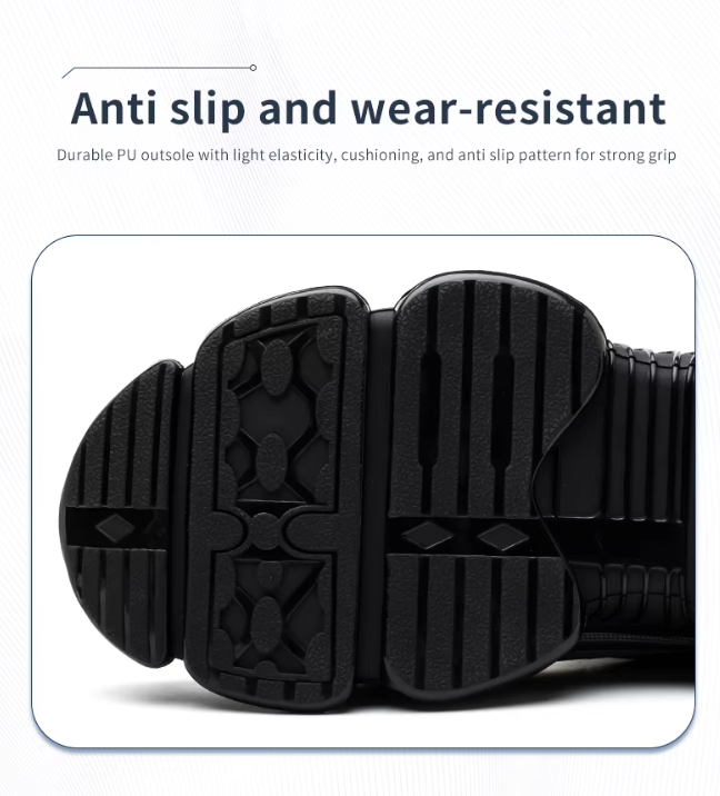 Men's Rotary Button Safety Trainer Shoes-MODAUTLET