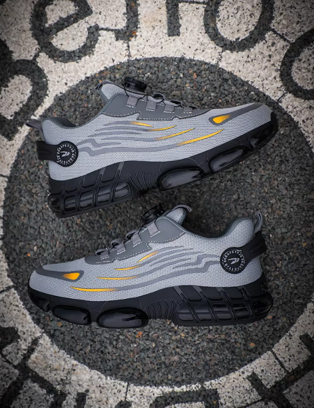 Men's Rotary Button Safety Trainer Shoes