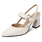 Women's Comfort Luxe Heel Sandals Beige