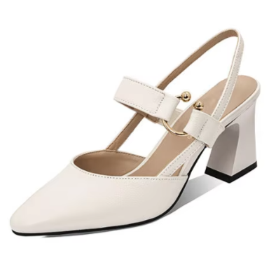 Women's Comfort Luxe Heel Sandals Beige