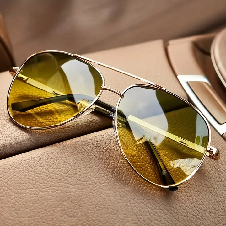 Retro Solar-Inspired Sunglasses-MODAUTLET