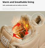 Women's Fleece Lined Casual Fall Shoes