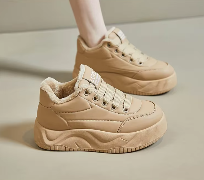 Women's Fleece Lined Casual Fall Shoes