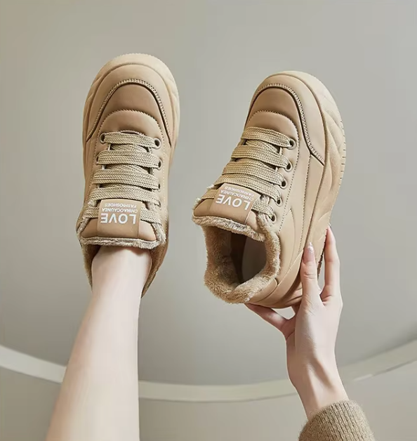 Women's Fleece Lined Casual Fall Shoes-MODAUTLET