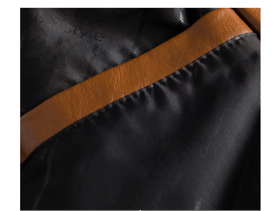 Men's Fall Leather Jacket - Stylish and Durable Outerwear