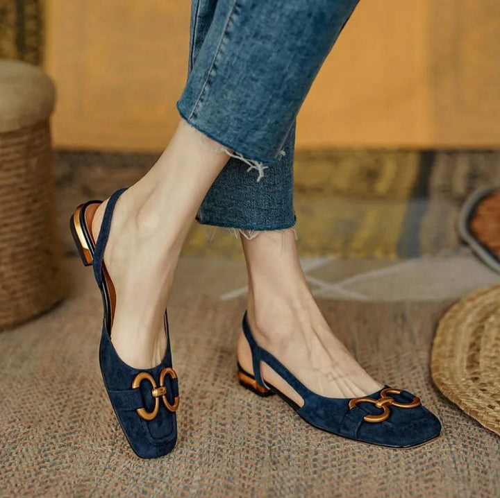 Women's Orthopedic Leather Buckle Sandals for Comfort-MODAUTLET