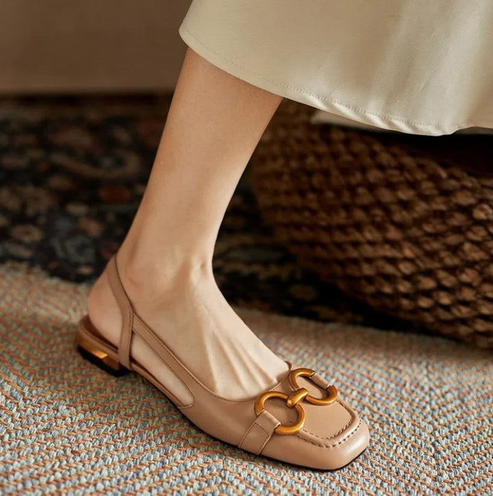 Women's Orthopedic Leather Buckle Sandals for Comfort-MODAUTLET