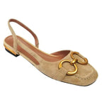 Women's Orthopedic Leather Buckle Sandals for Comfort