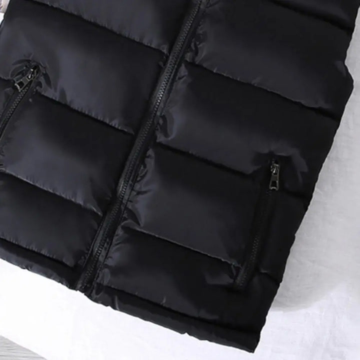 Men's Lightweight Quilted Puffer Vest with Slim Collar