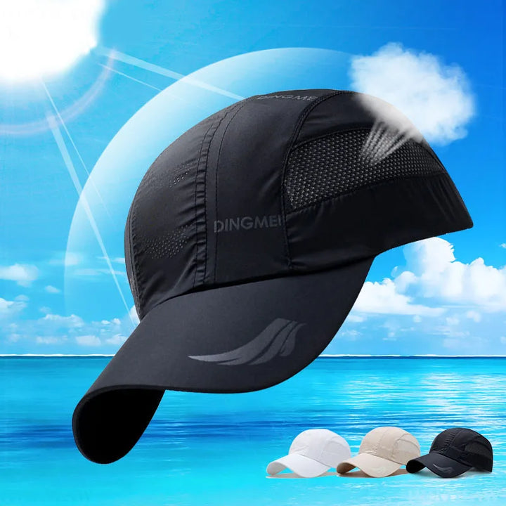 Quick‑Dry Mesh Sports Cap-MODAUTLET