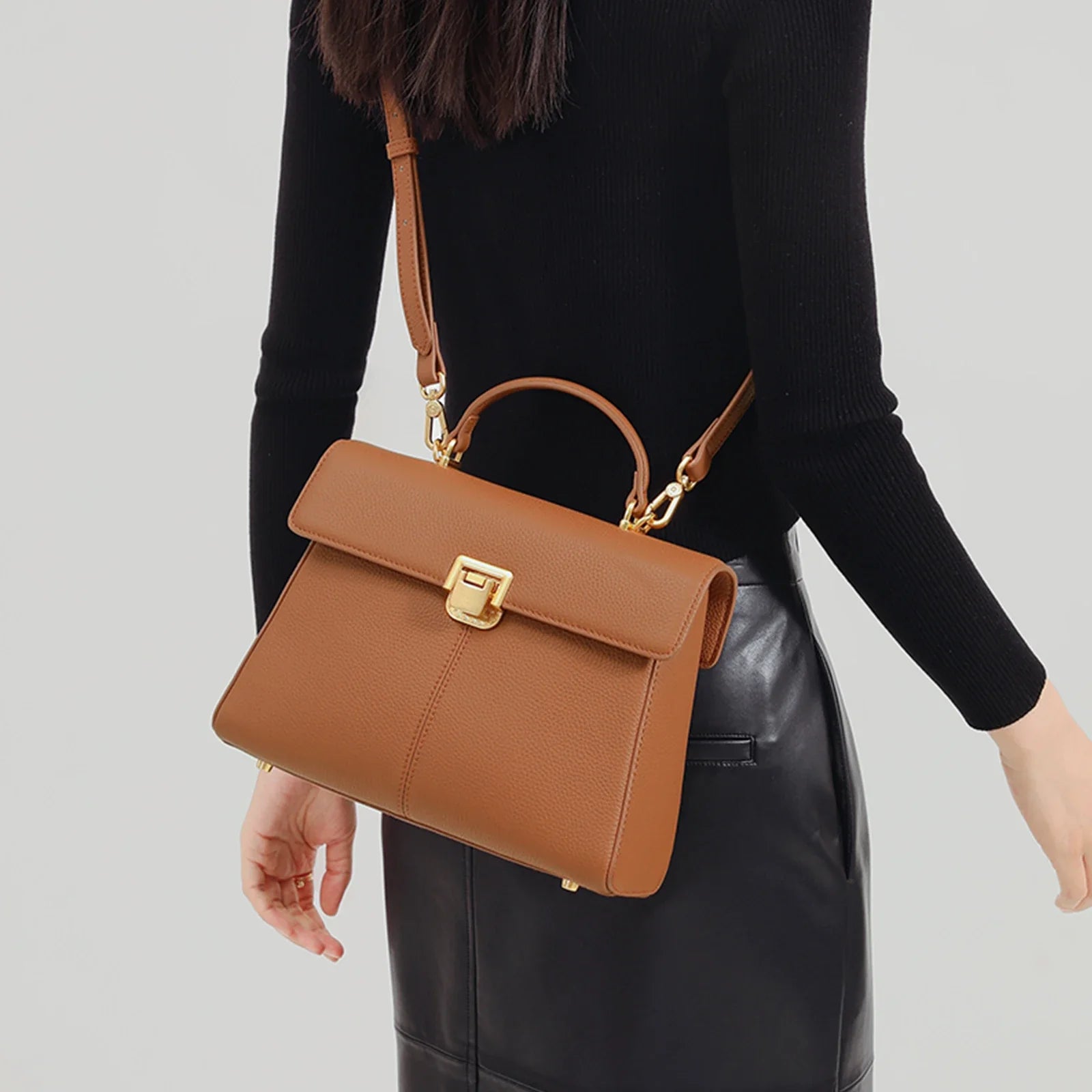 Vintage Leather Valencia Bag