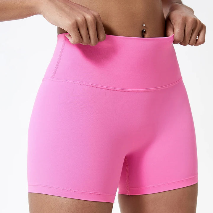 Women's Summer High Waist Buttock Lift Cycling and Workout Shorts