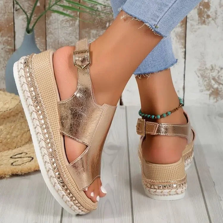 Women's Elegant Wedge Sandals-MODAUTLET