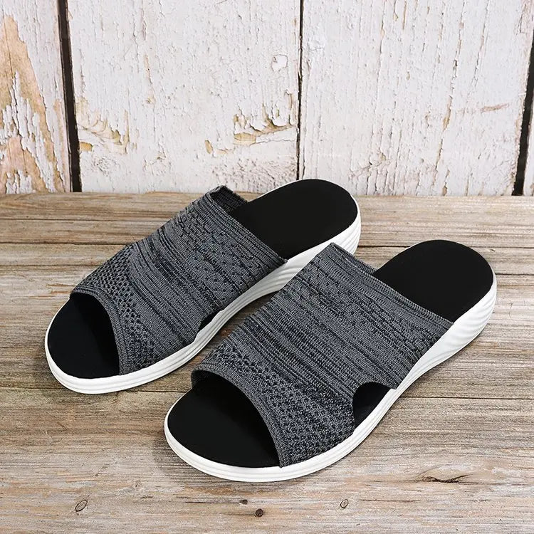 Women's Orthopedic Wedge Sandals for Comfort and Support Gray