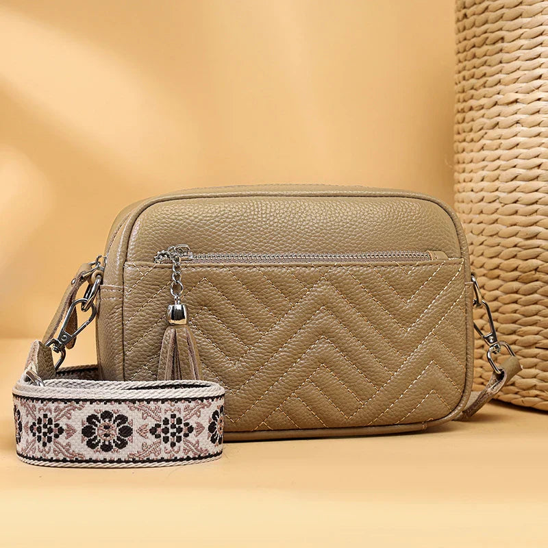 Women's Elegant Leather Shoulder Bag