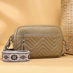 Women's Elegant Leather Shoulder Bag