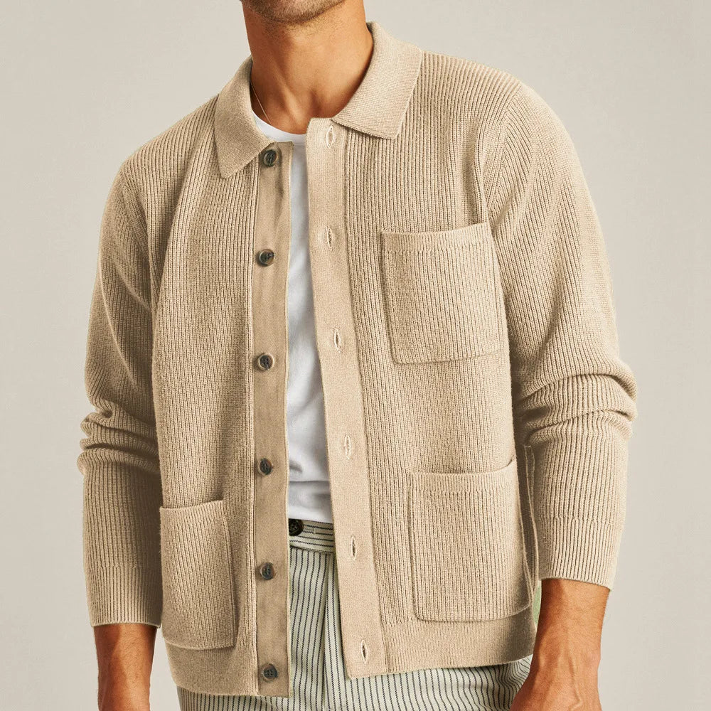 Heritage Torino Cardigan Khaki