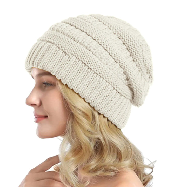 Cozy Chunky Cuffed Knit Beanie-MODAUTLET
