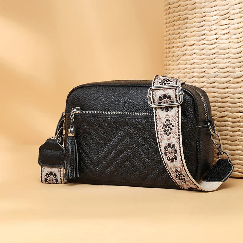 Women's Elegant Leather Shoulder Bag
