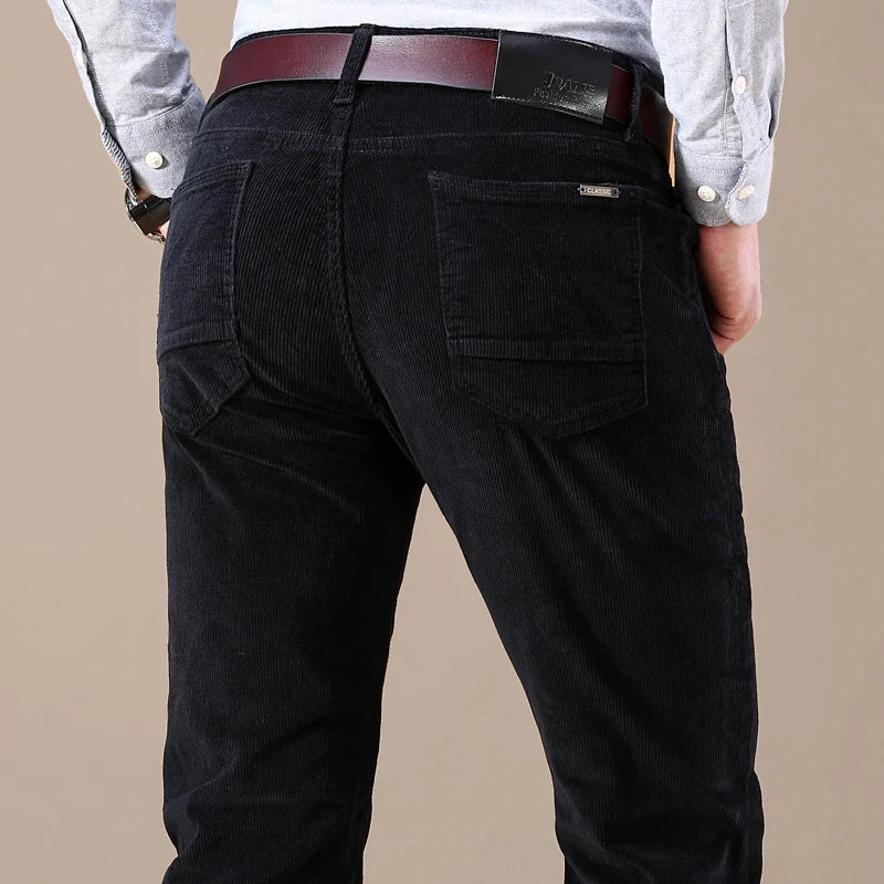 Men's Corduroy Pants - Houston Style Black