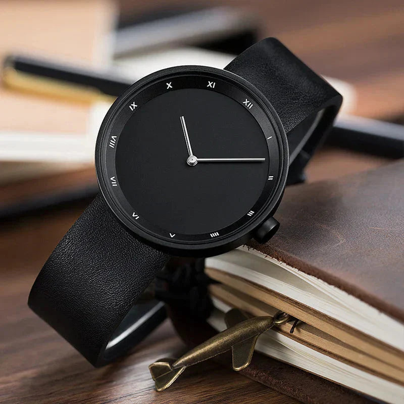 Minimalist Roman Numeral Wristwatch for Men – Timeless Elegant Design-MODAUTLET