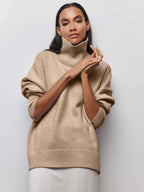 Women's Stylish Corso Umberto Sweater - Cozy & Chic Knitwear Beige