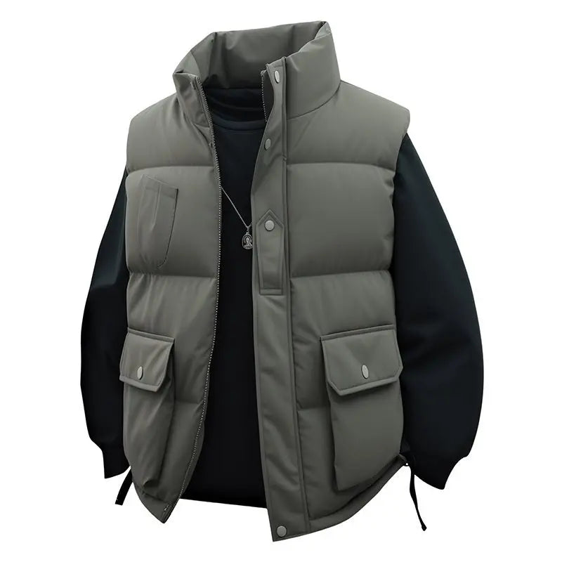 Chaleco acolchado para hombre, cálido y cómodo