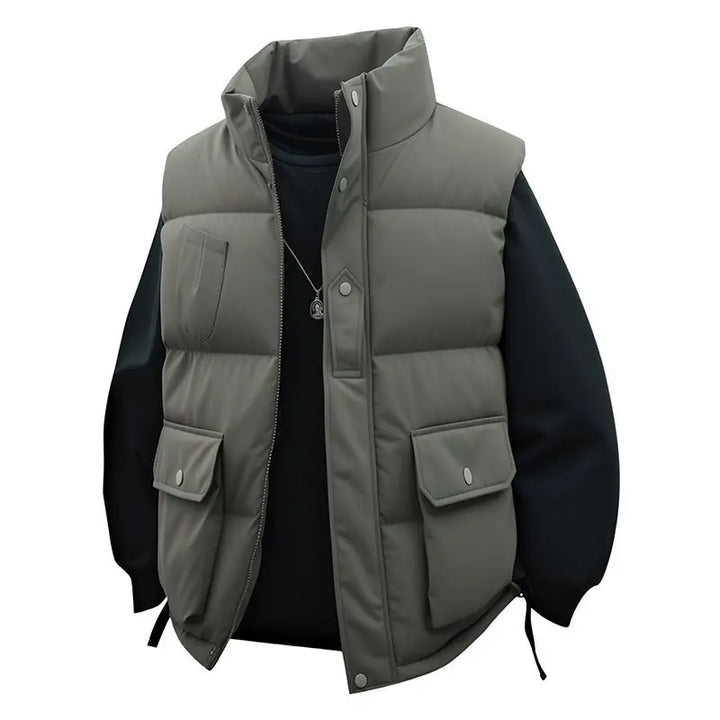 Chaleco acolchado para hombre, cálido y cómodo