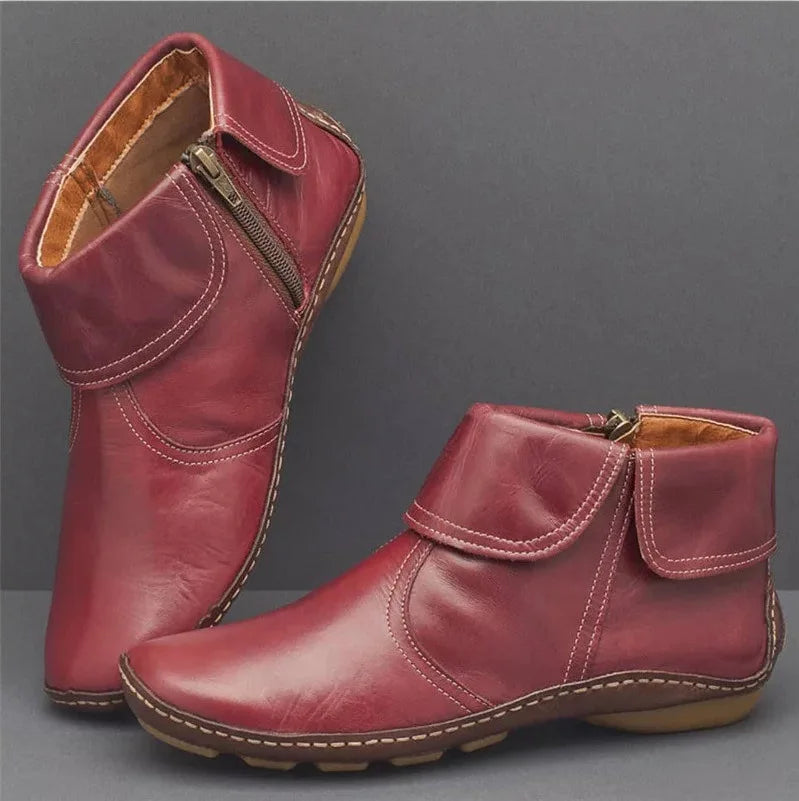 Women's Vintage Ankle Boots-MODAUTLET